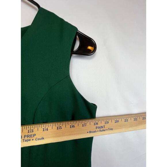 Vintage Caron Chicago Women's Size 12 Green 2 Piece Sequin Jacket and Maxi Dress - Picture 3 of 9